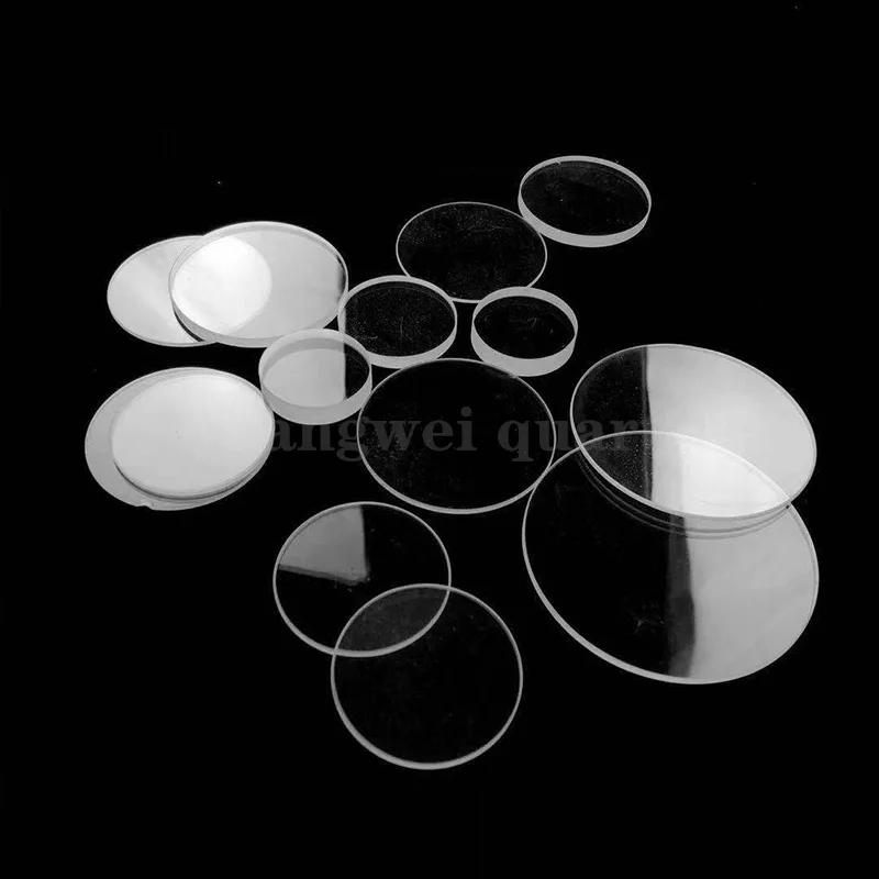 Factory Direct  high purity clear quartz disc transparent quartz sight glass sheet