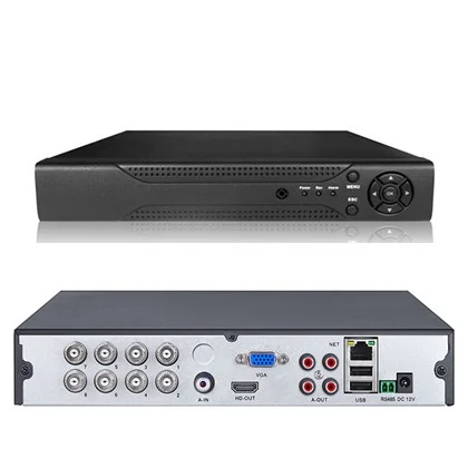 
 4 канала 1080P AHD CCTV цифровая видеозапись P2P 5 в 1 DVR  