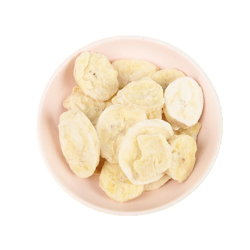 natural dice fd food powder freeze-dried banana sliced fruit chips freeze dried banana