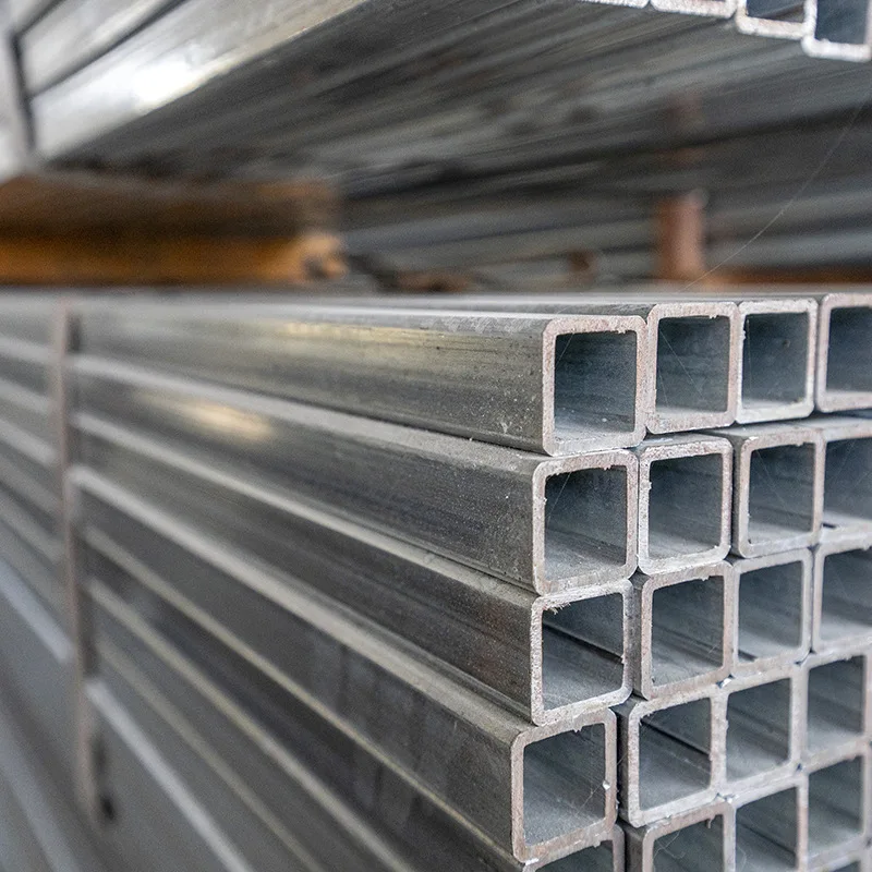 Galvanized Square Tubing With Holes Galvanized Steel Bo x Section Galvanized Steel Perforated Square Tube