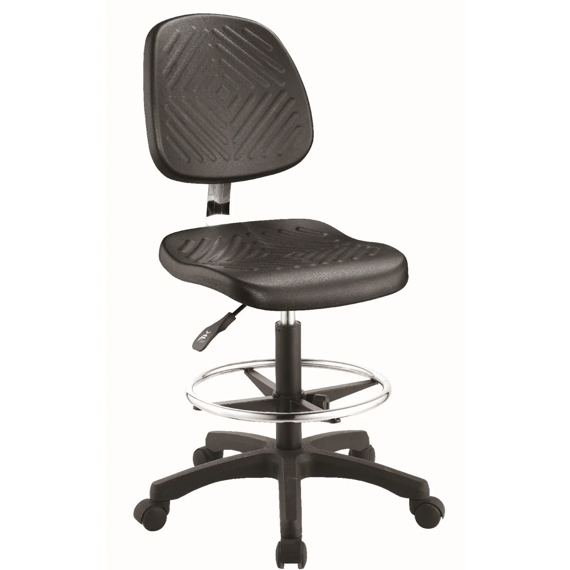 Professional Dentist Chair Laboratory Chair with Mobile Wheels and Backrest