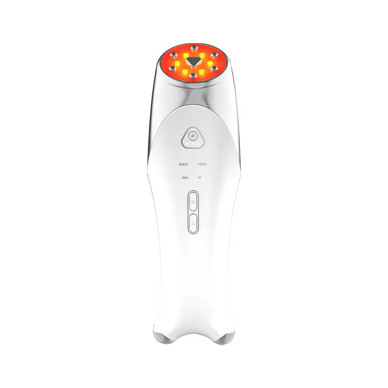 New Rechargeable RF LED Facial Beauty Machine Skin Care Microcurrent Light Therapy Device for Face Rejuvenation ABS EU UK