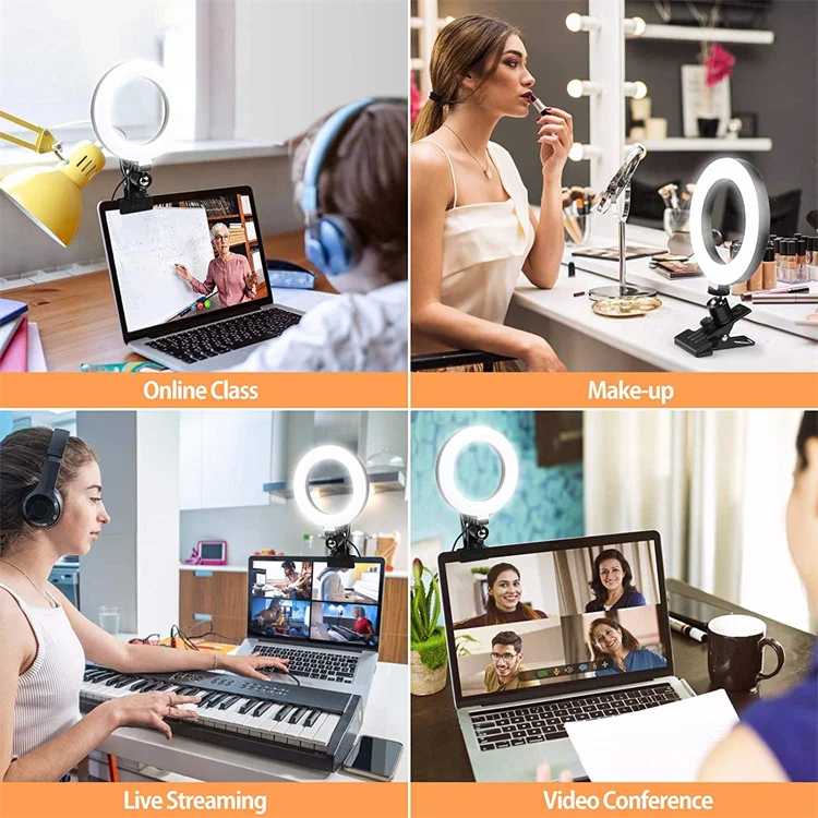 Hot Sale Wholesale Cheap Price Led Selfie 6 Inch Ring Light for Laptop