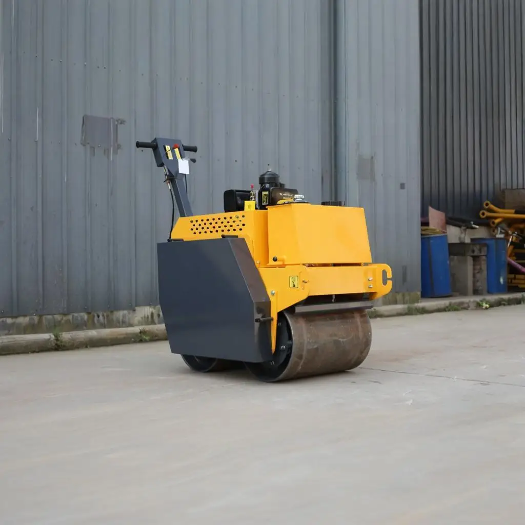 Full Hydraulic Hand Compactor Two-way Infinitely Variable Ride On Road Roller Mini Single Drum Vibrating Asphalt Road Roller