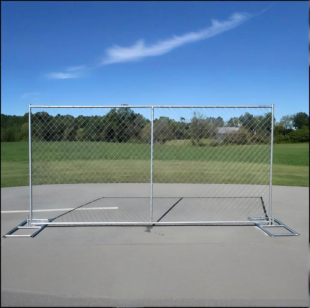 Heavy Duty Galvanized Welded Wire Outdoor Portable Ca Event Metal 6x10 Canada Temporary Fence Panel For Construction Site