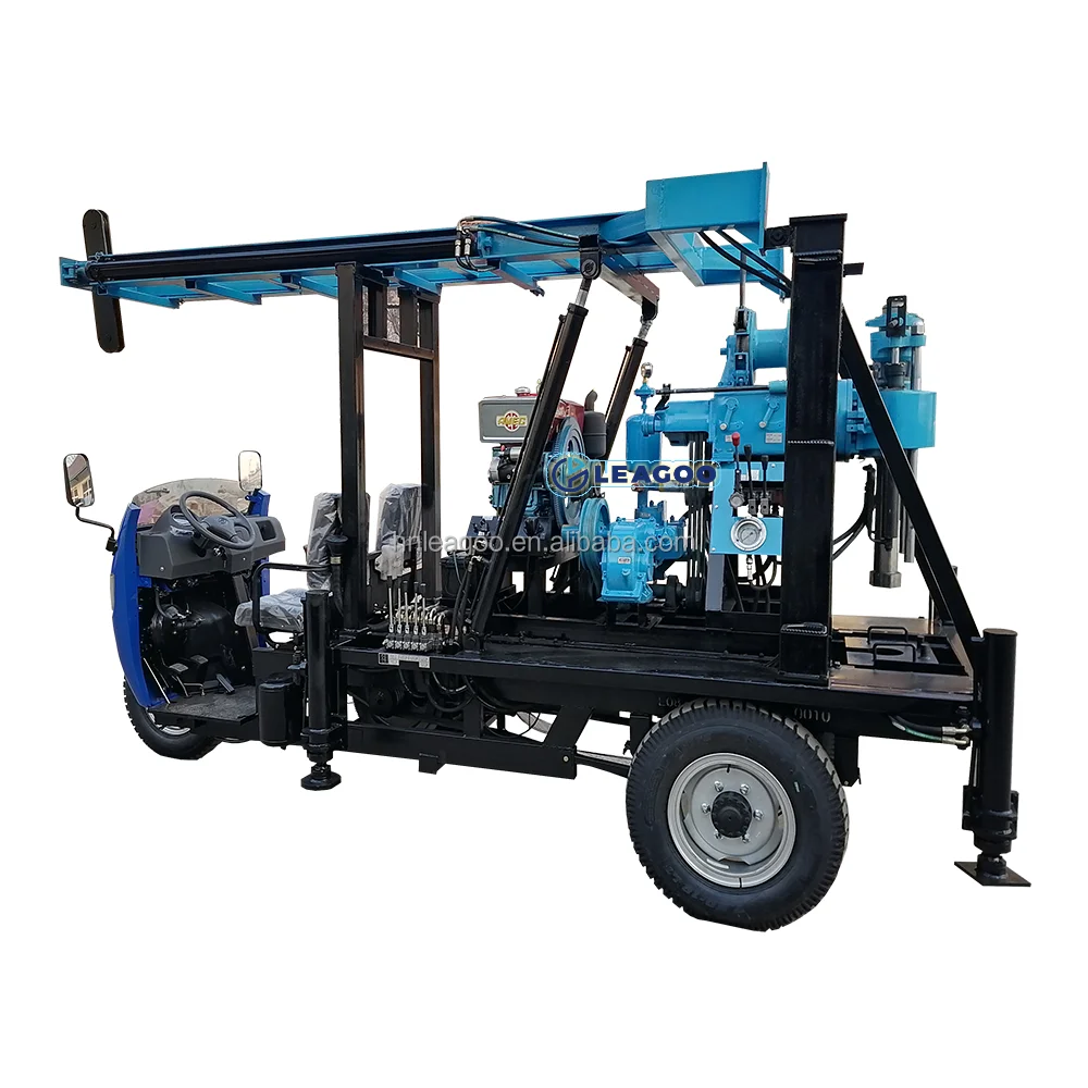 200M Portable Mining Diesel Engine Power Mobile Drilling Rigs