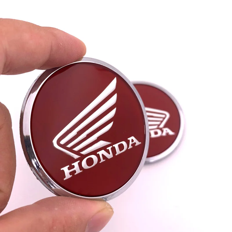 Acrylic round wings logo design for honda motorcycle emblem