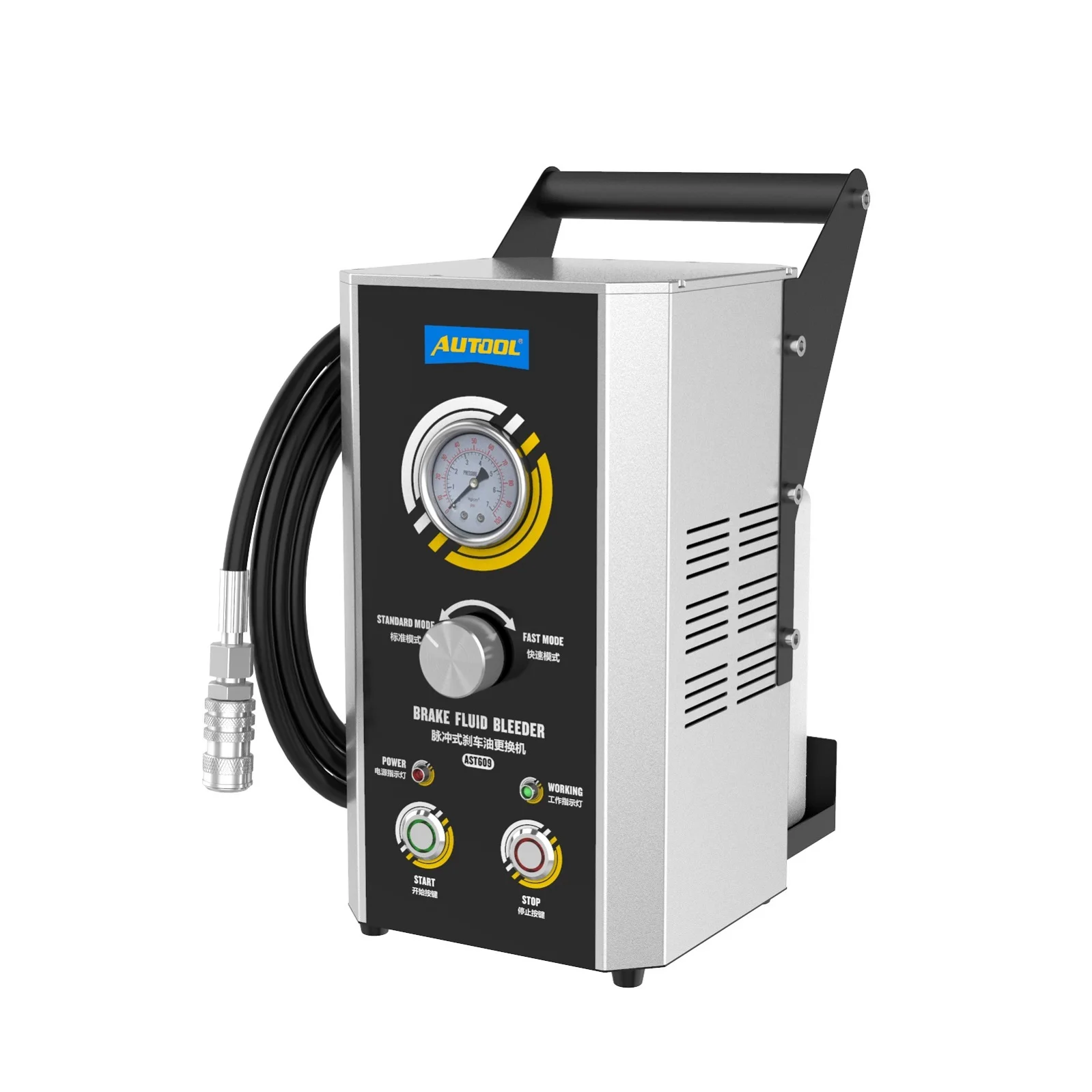 Multifunction Autool AST609 Auto Wide Use Machine Pulsating Brake Fluid Bleeder Portable Design Brake Oil Exchanger