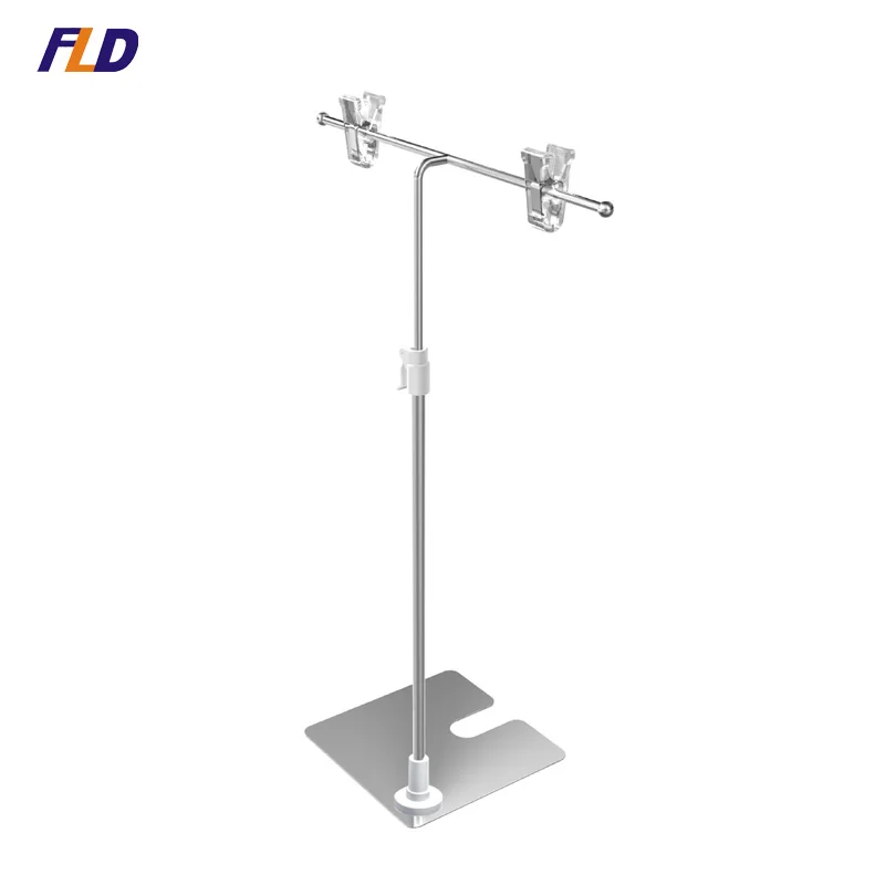 Support Customization Adjustable POP Frame Metal Floor Standing Floor POP Stand