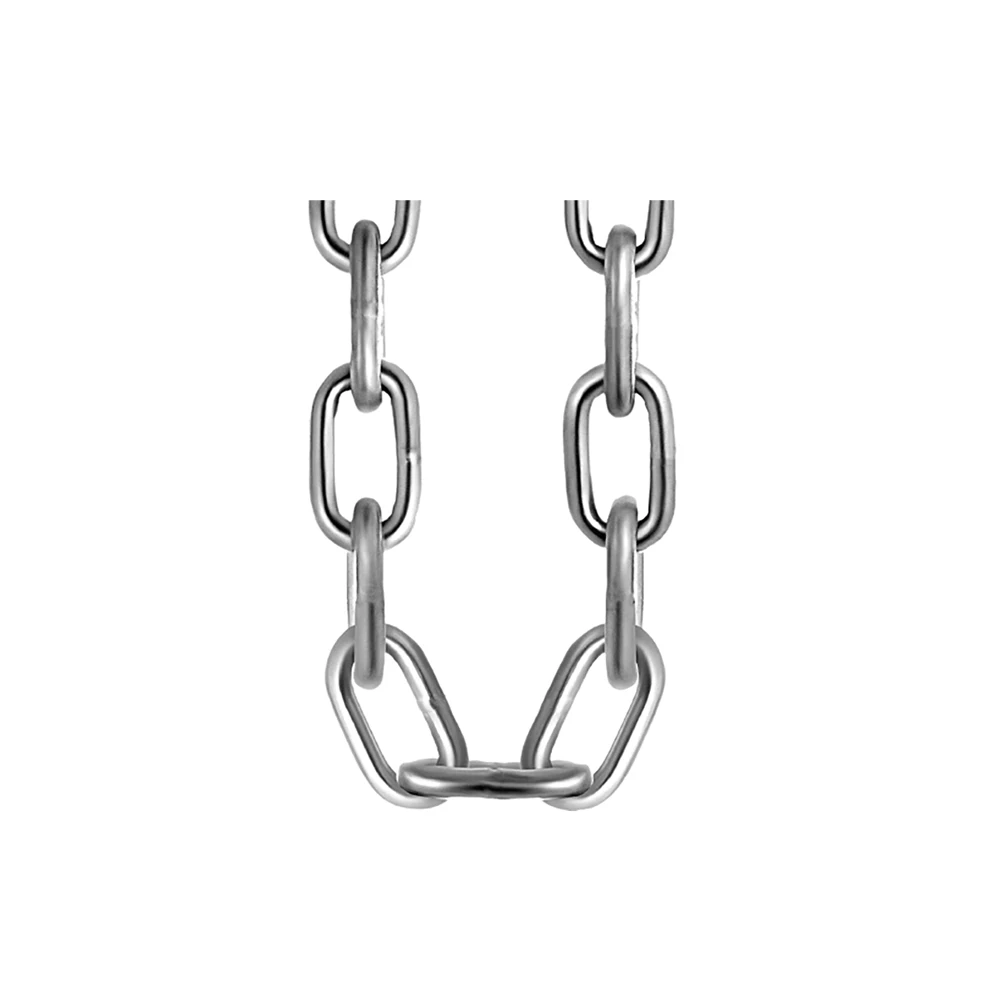 Factory Supply SS304 SS316 Stainless Steel Lifting Chain Grade 80 Anti-Rust Welded Structure For Marine