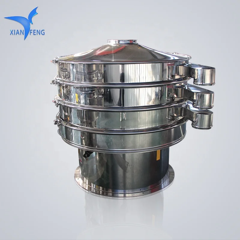 professional sugar processing machine rotary vibrating sieving screen