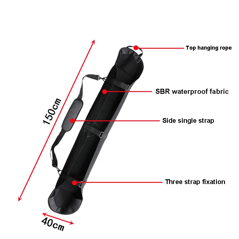 Jetshark Waterproof Wear-resistant Double Shoulder Single Winter Sports board Snowboard Bag