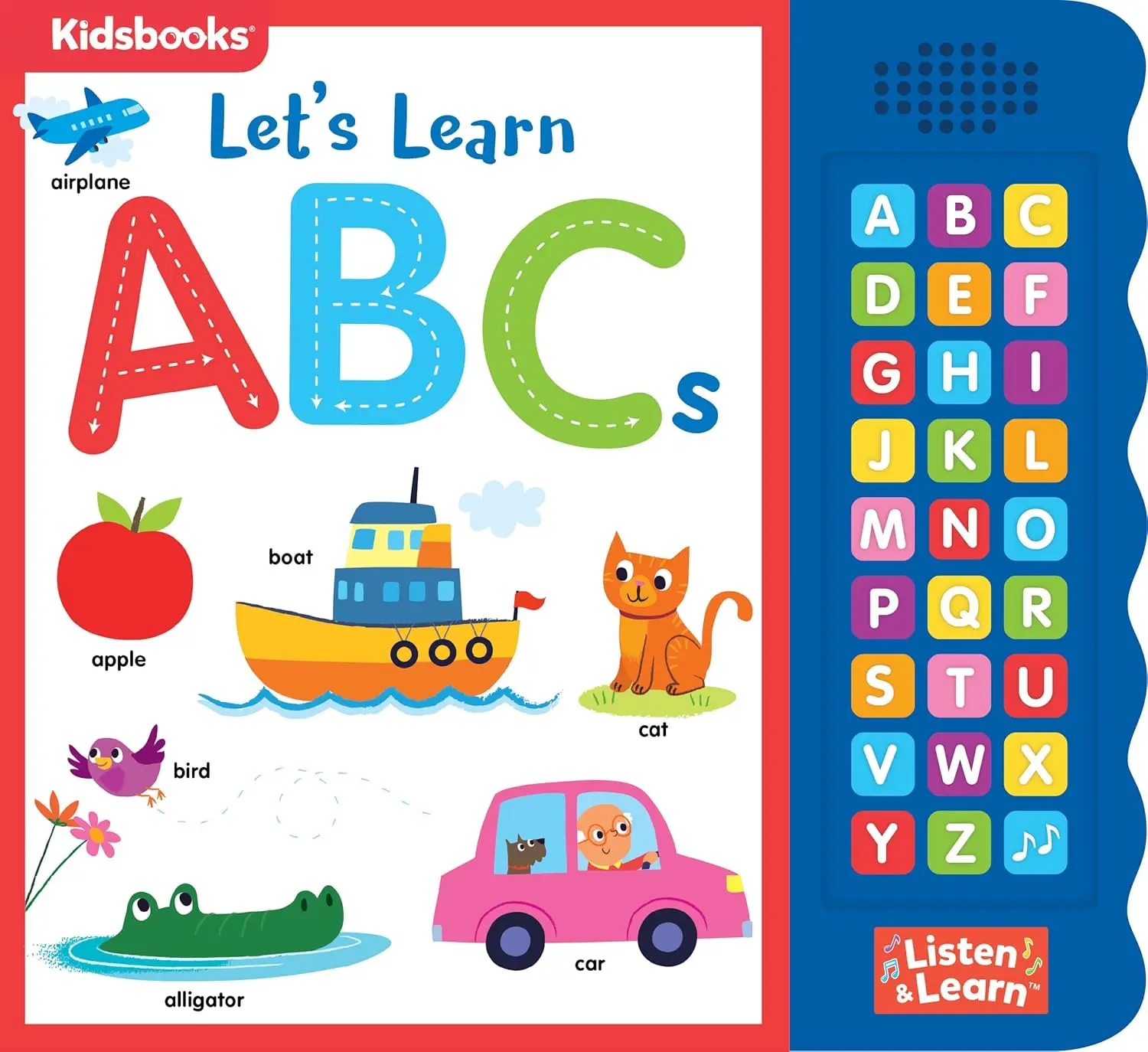Заводская изготовленная на заказ ABC Learning английская книга пресс-Кнопка 123 звуковая для обучения детей