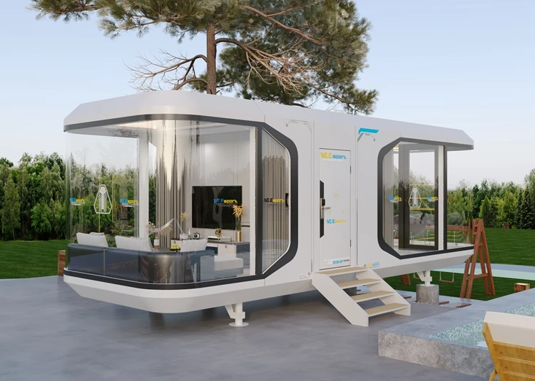 Tiny House Modern Luxury Furniture Fashion Design Sleek and Durable Living Spaces Now Available Aluminum Capsule Houses