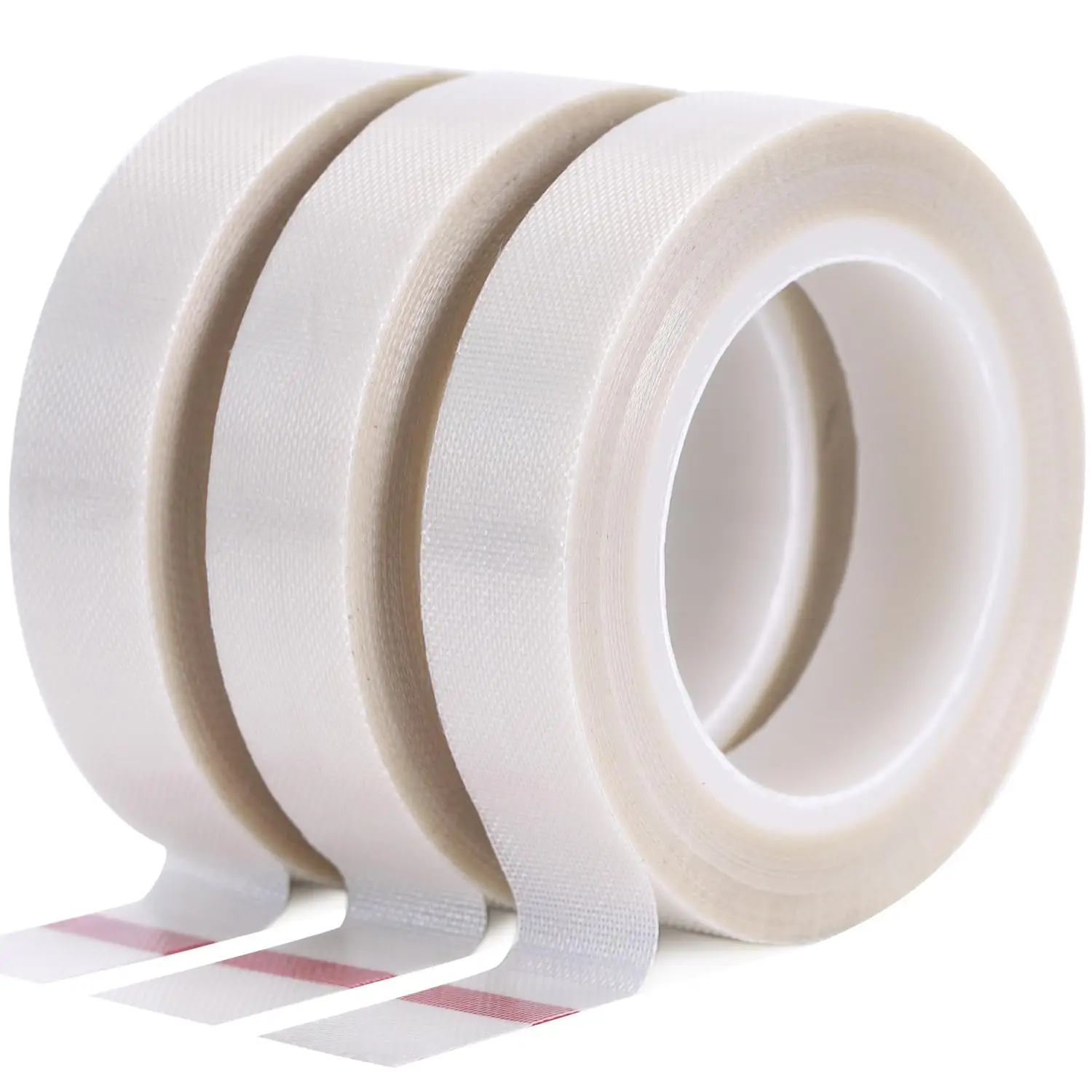 High Temp PTFE Coated Fiberglass Tape for Welding Sealing Machines Heat Sealing Vacuum Tape Welding Heat Press Tape