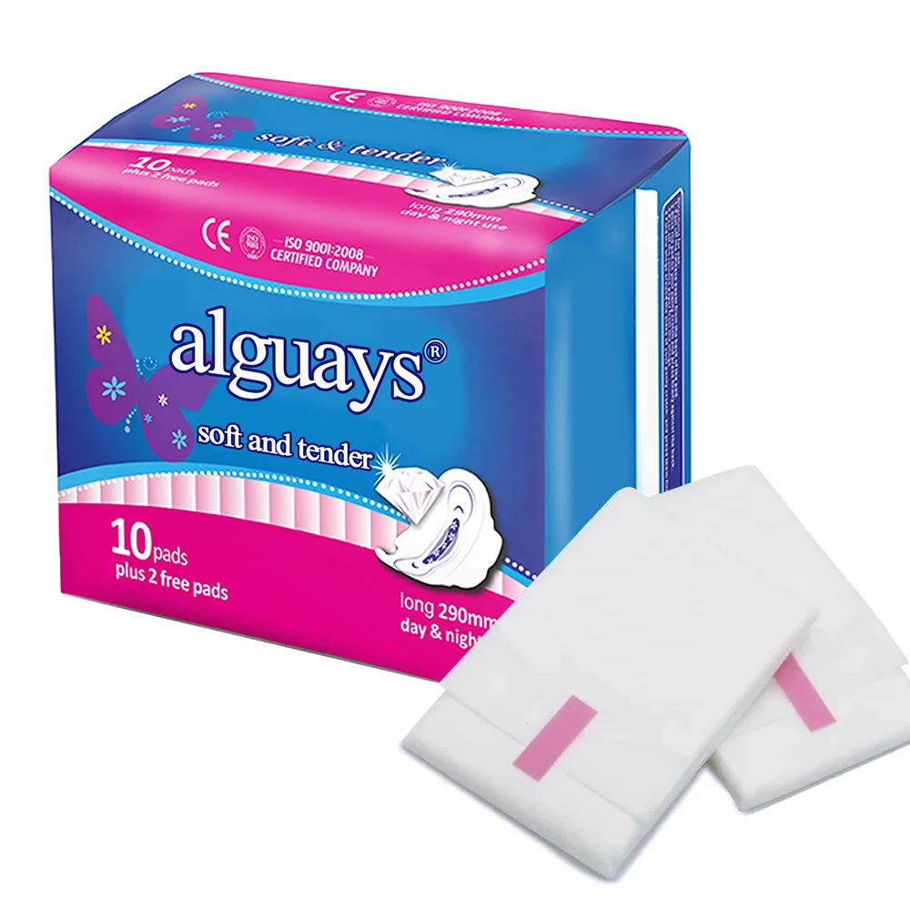 Sanitary Napkins 360mm Girl Sanitary Napkins Pads Strip Packaging Sanitary Napkins Strip Bags Sanitary Pads