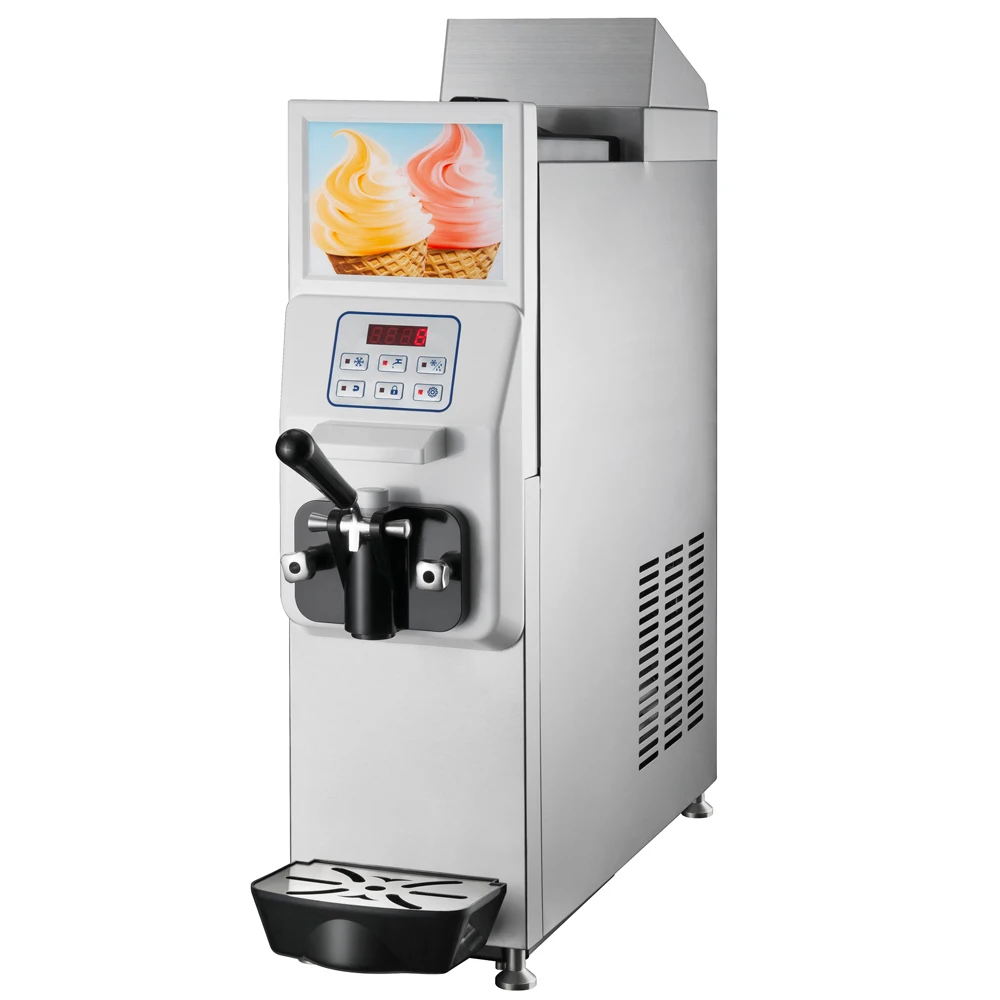Low price single nozzle ice cream machine maker mini batch ice cream freezer
