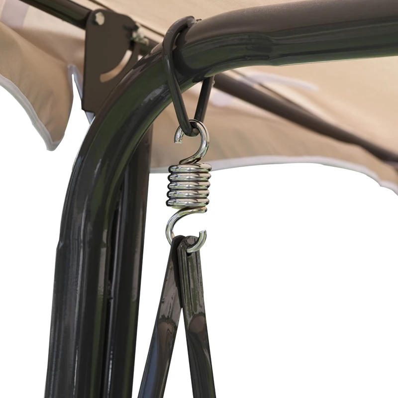 Outdoor swing chair swing garden balcony bed rocking chair garden hammock swing with canopy