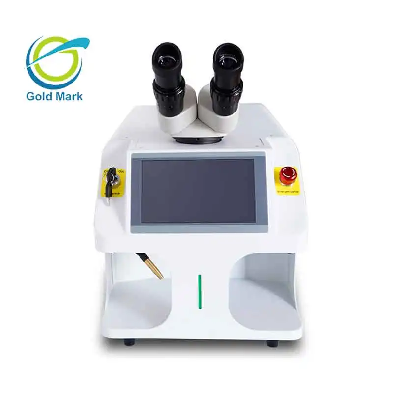 S&A water cooling system focus micro trendy spot split jewelry laser welding machine