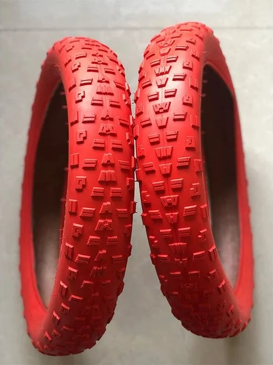 China Manufacturers 20*4.0 26*4.0 Color Fat Bike Tire Snow Bike Tire for sale