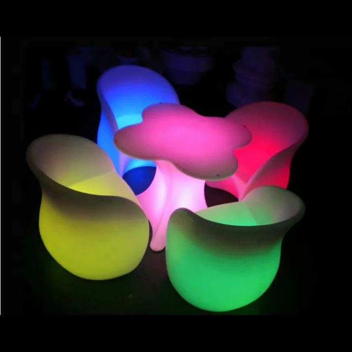 Remote RGB beach party led table and chair set
