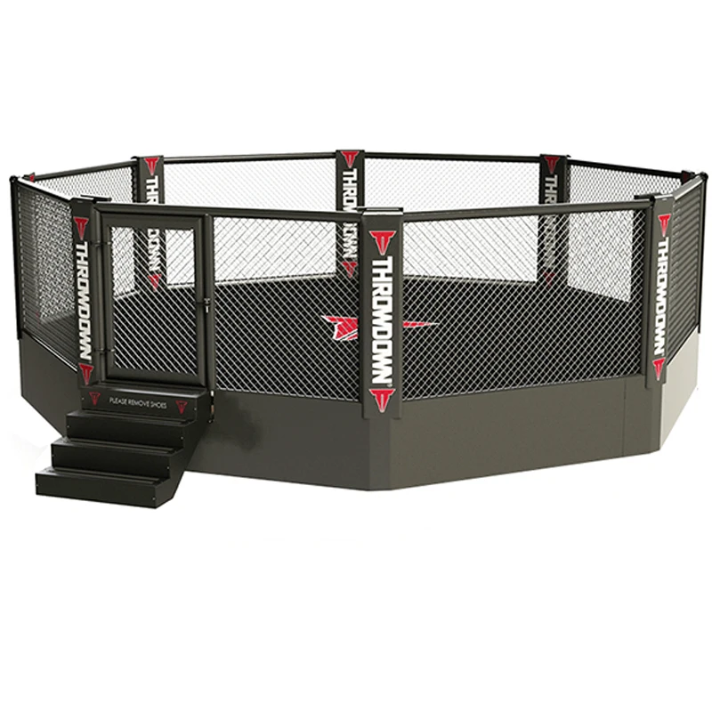  Низкая цена ufc fighting б/у боксерское кольцо напольное шестигранное ММА Клетка восьмиугольник для