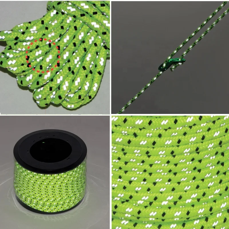 Hot sale 4mm tent guy nylon rope for camping accessories wind rope