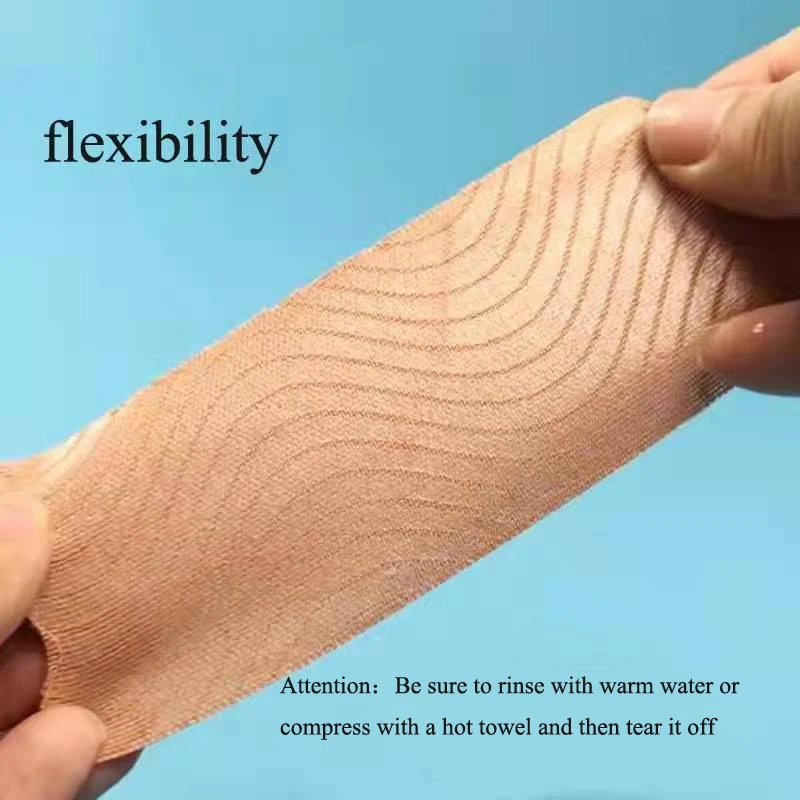 Fashion Lingerie Tape Non-Woven Fabrics Strong Stretching Soft Breathable Frontless Strapless Shaper Lift Up Bra Tape Bra