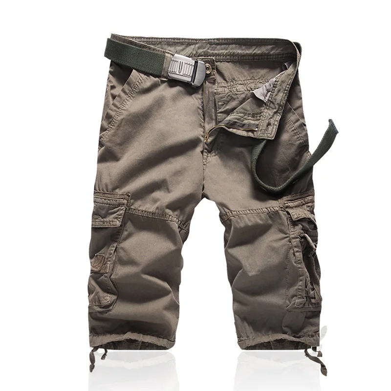 Workwear Outdoor Plus Size Shorts Loose Jumpsuit Pants Trousers Man Dungarees Beach Camo Capris Pants