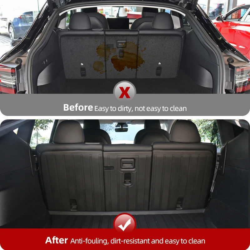 2022 новые аксессуары для Tesla модели Y задний багажник протектор прочные резиновые накладки на заднем сиденье воды коврик для багажника