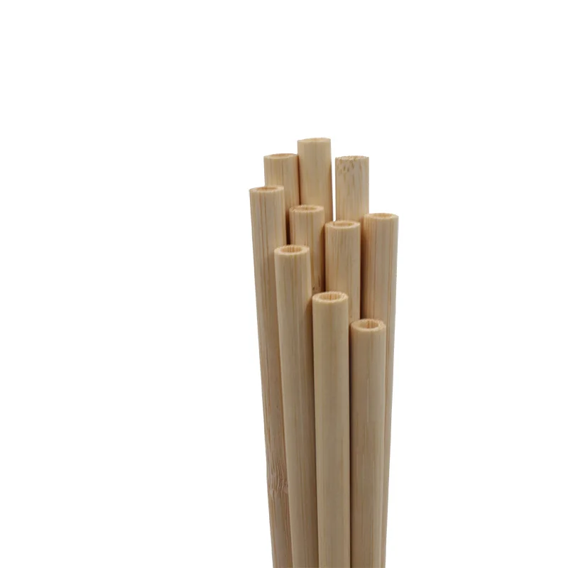 Made from natural bamboo material bamboo straws BPA free Ecological Alternative to Plastic Straws