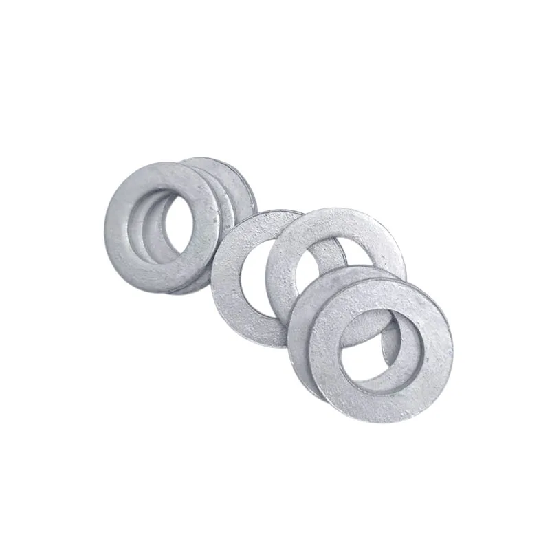 GB95 горячеоцинкованная углеродистая сталь круглая плоская шайба