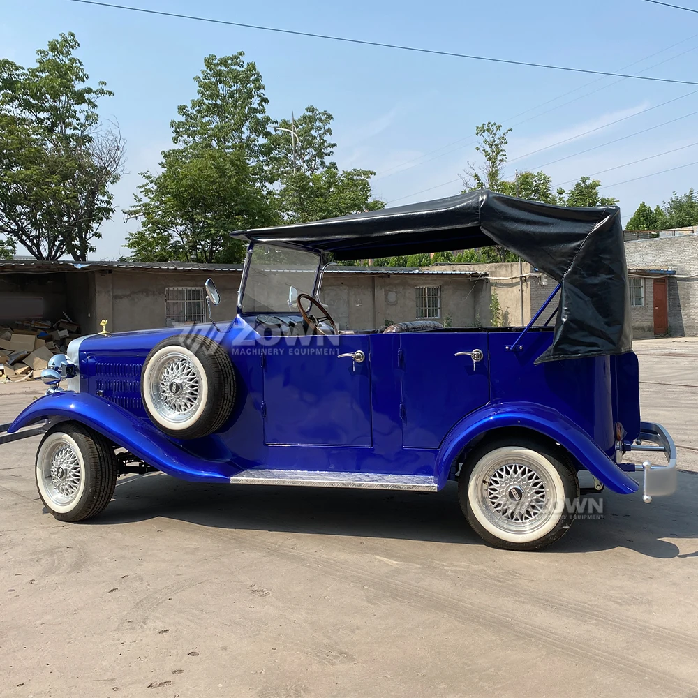 New Design Old Vintage Golf Cart Antique Sightseeing Electric Classic Car Retro Classic Rolls Royce Classic Cars For Sale