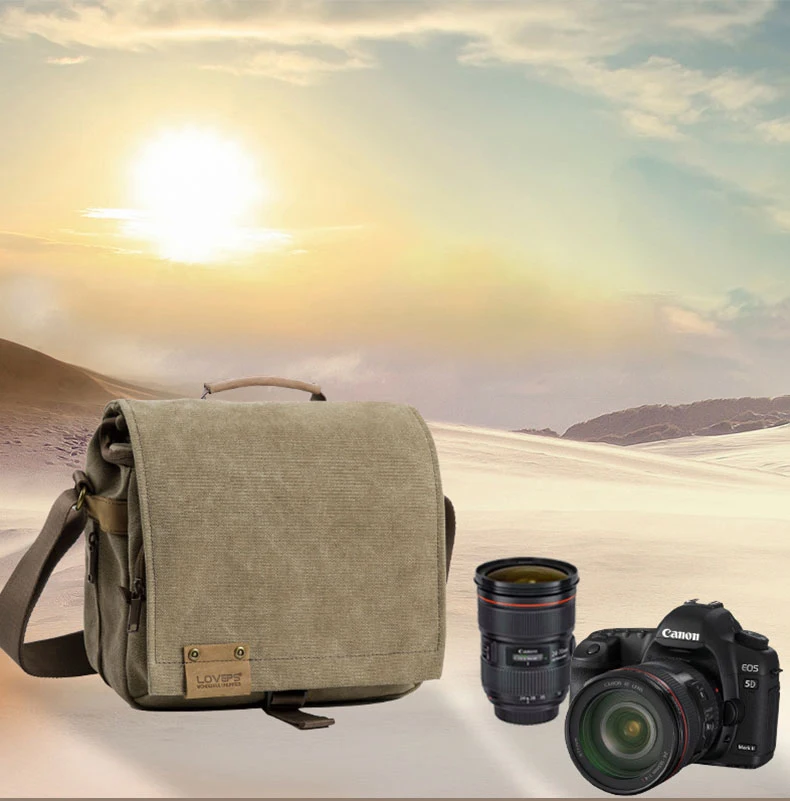 Factory Custom Logo Waterproof Camera Case Professional Camera Bags Photography Vintage Camera Shoulder Bags