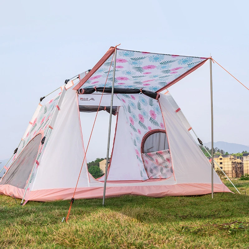 Manufacturer Wholesale Fully Automatic Camping Thickening Tent Rainproof Portable Foldable Outdoor Camping Tent