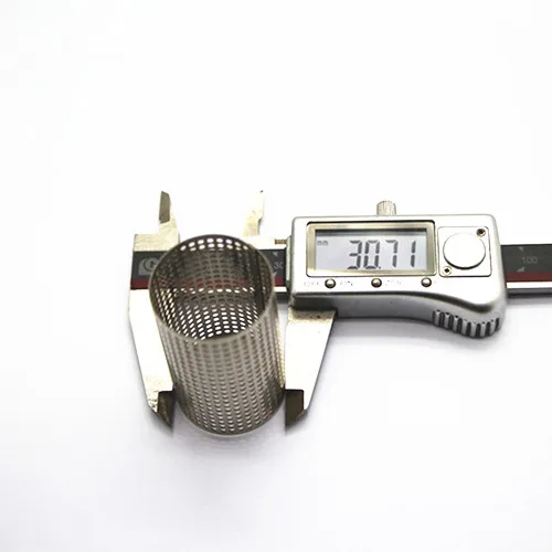 Professional Customized 304 Stainless Steel Perforated Sheet Metal Cylinder Filter Tube