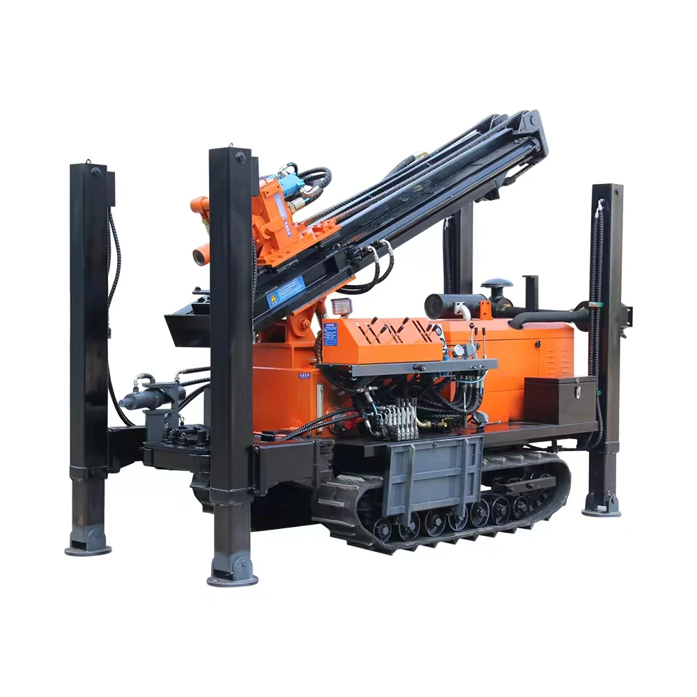 FY Mud/Air Drilling Rig can use mup pump and air compressor water well drilling rig machine