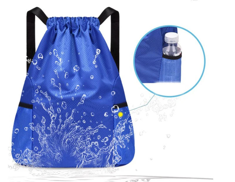 Спортивная водонепроницаемая сумка на заказ Amazon, размер под заказ, Шелковый рюкзак для тренажерного зала, полиэстеровый нейлоновый рюкзак на шнурке, сумка