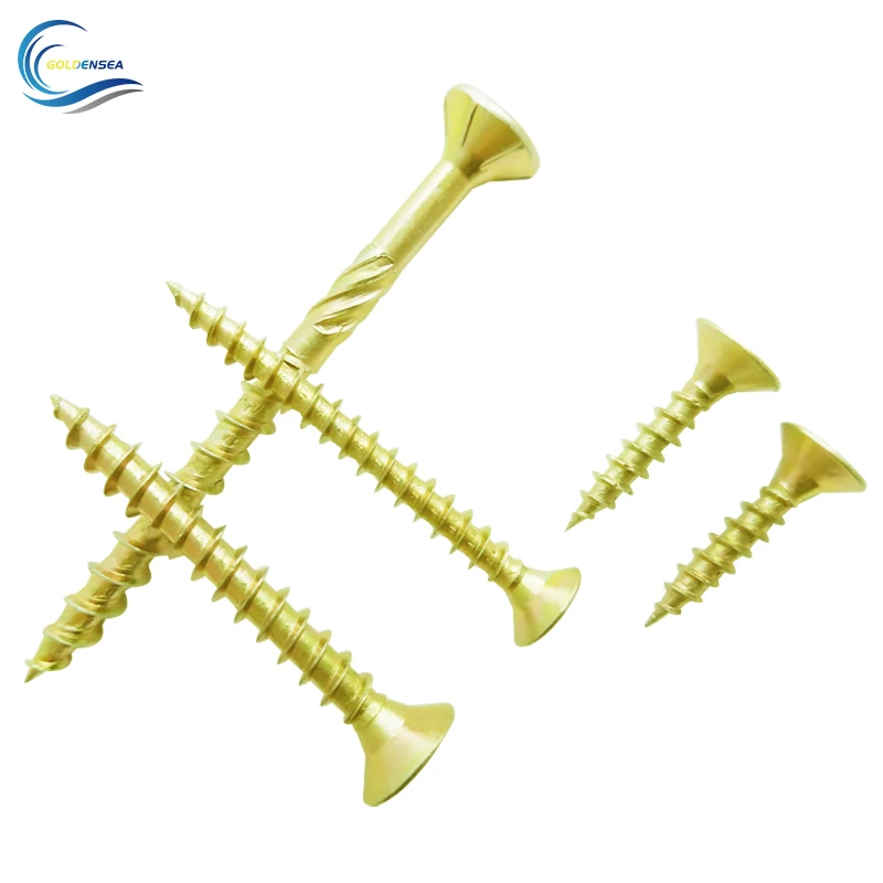 Competitivo цена Амарилло Торнилло Para aglomerado пила нить МДФ spax parafuso шурупы для дсп с головкой для деревянная конструкция