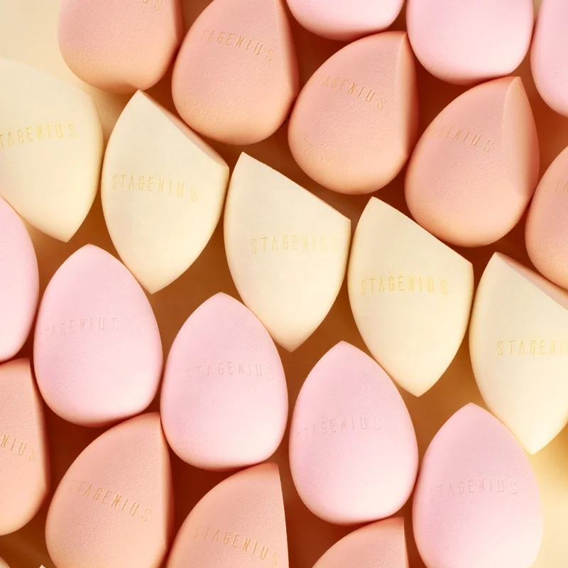 
STAGENIUS Soft Colors Cosmetic Blender Makeup Sponge for Facial Beauty 