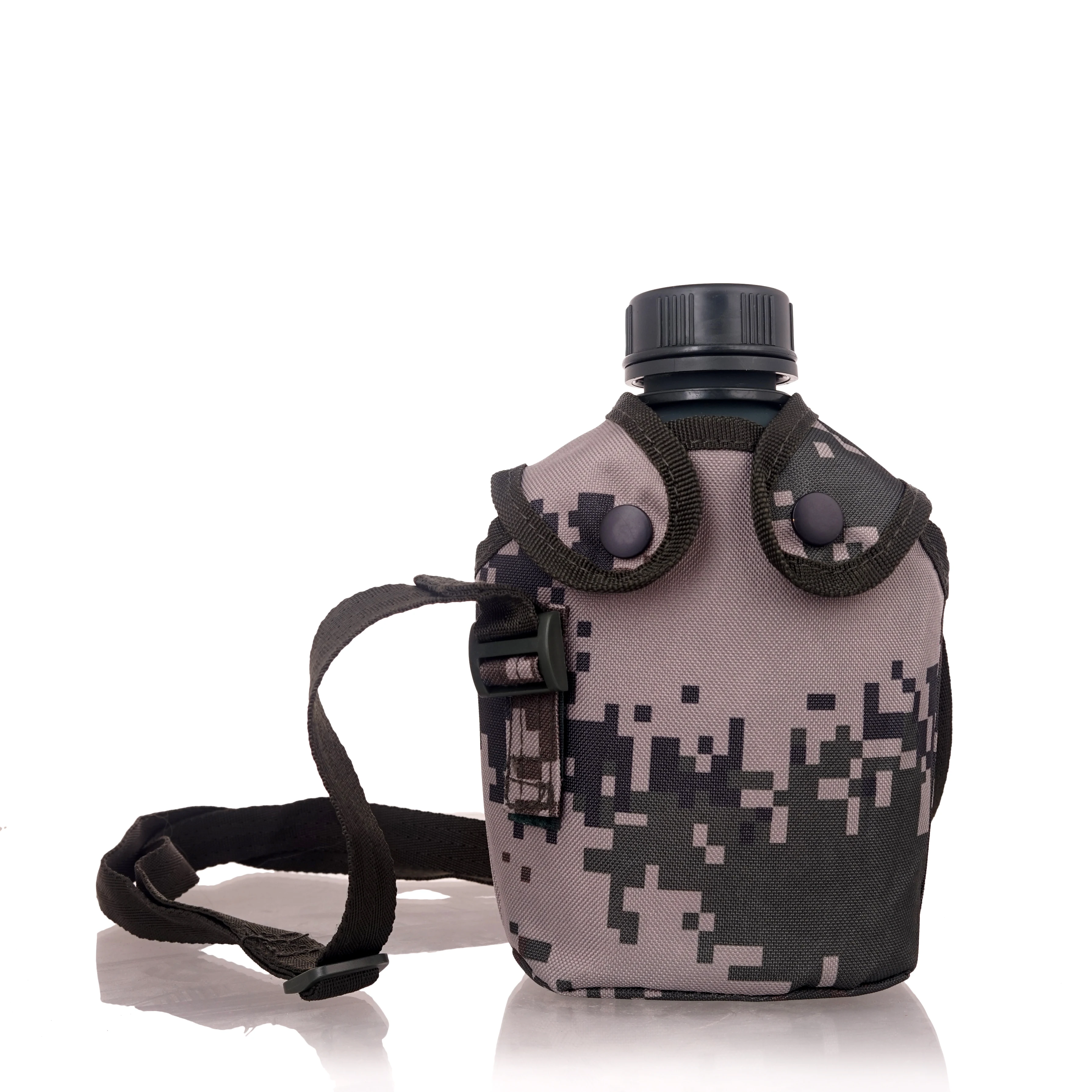 1L Aluminum Army Green Kettle Amazon Custom Camouflage Outdoor Water Kettle Travel Kits