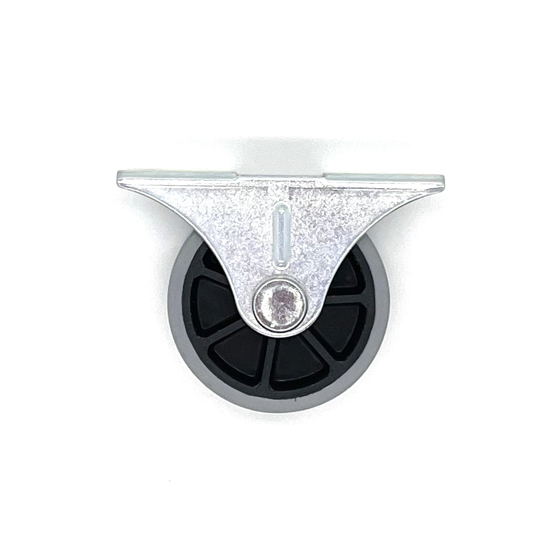 Factory 40 mm Light Duty Furniture Grey Wheel Fixed Castor Small 1.6 Inch Rigid Caster