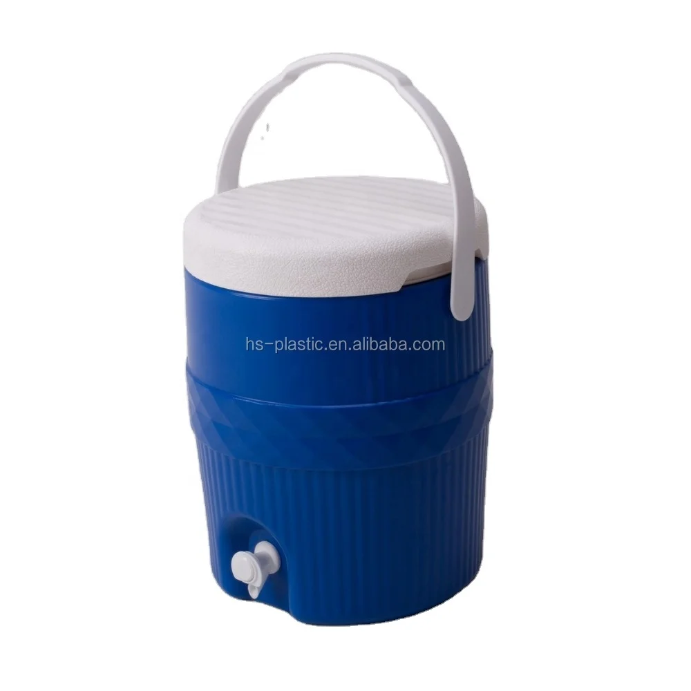 HS Plastic cooler  PU insulated water cooler jug(2 gallon +10gallon) for chilling ice  bucket with jug and spigot keep item cool