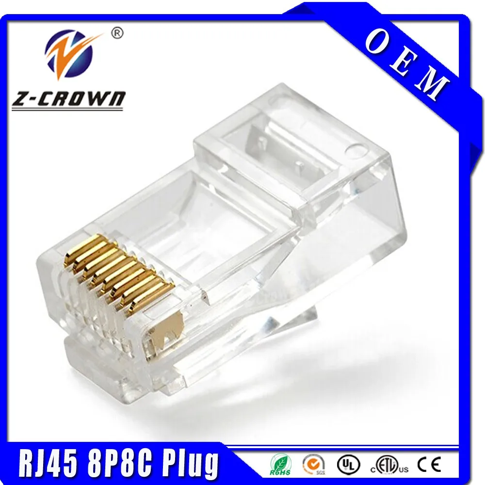 Utp ftp Cat6 panel mount splitter 4 port 8p8c rj45 connector with gold plug