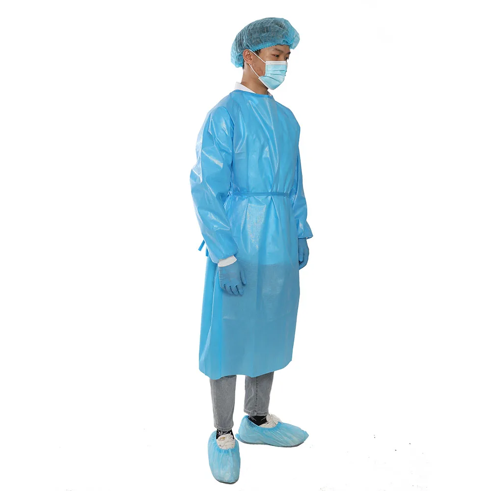 3A Medical Waterproof Operation Isolation Gown Disposable SMMS Reinforced Non-woven Fabric Level 4 Sterile Surgical Gowns
