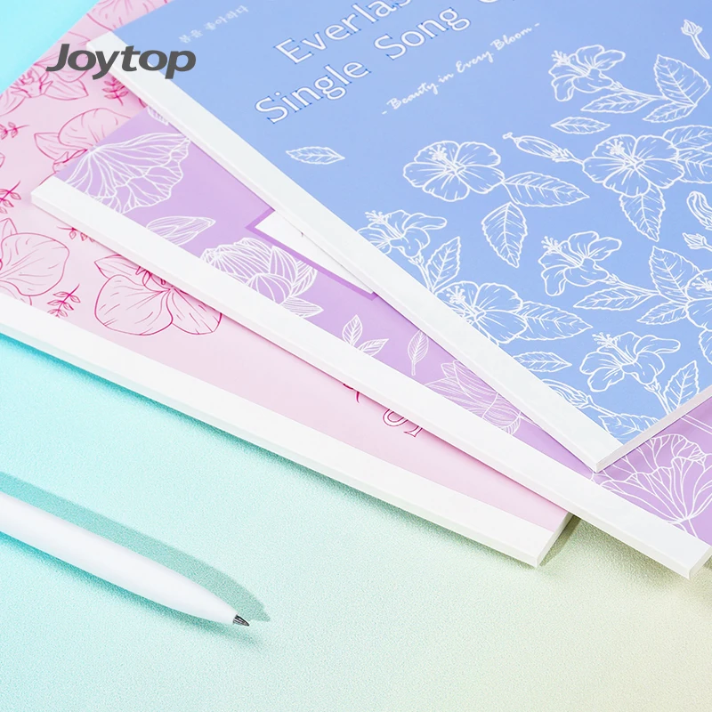 Joytop 890001 Wholesale Tropical Flowers-Adhesive binding book B5