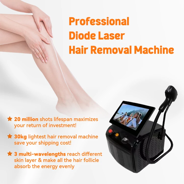 New Product Ideas 2024 755 808 1064nm Triple Wavelength Diode Laser Hair Removal Machine