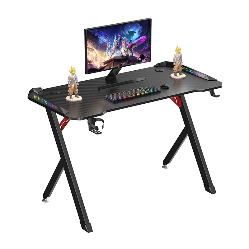 new design  gaming computer desk QIANBEI computer gaming furniture desk table home large corner studio computer desk