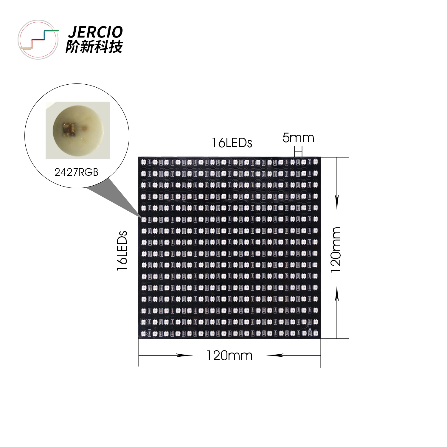 Led Matrix Panel XT1511-MINI(SMD2427) Like WS2812b Led Pixels Matrix