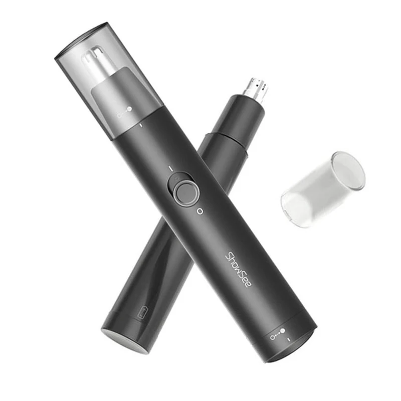 
ShowSee Electric Nose Hair Trimmer Removable Washable 360 Waterproof Rotating Cutter Ear Men Shaver Trimmer 